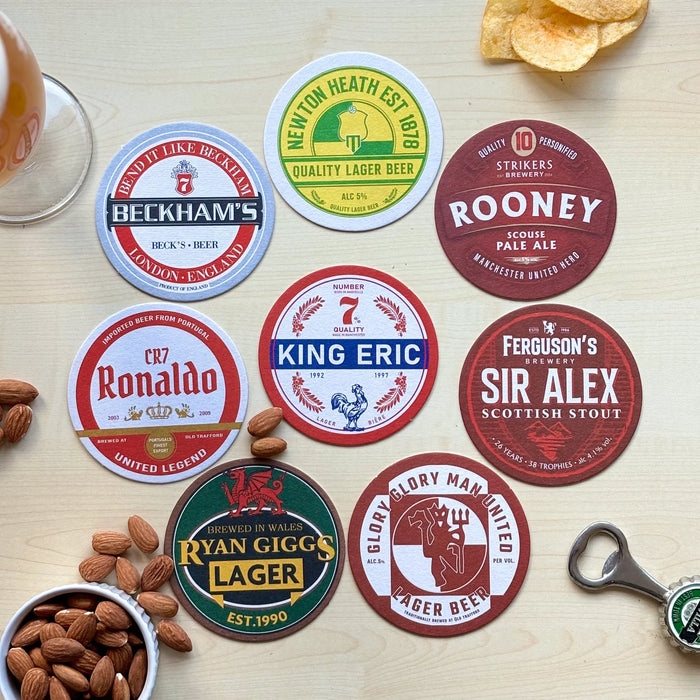 Man United Beer Mats