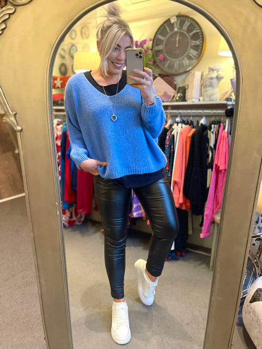 Mohair Jumper - Cornflower Blue