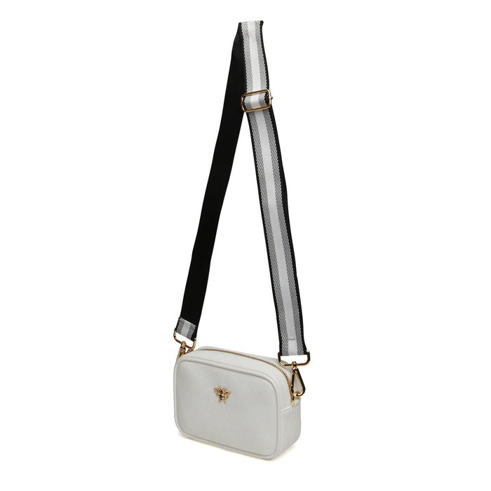 White Mini Mayfair Camera Bag by Alice Wheeler