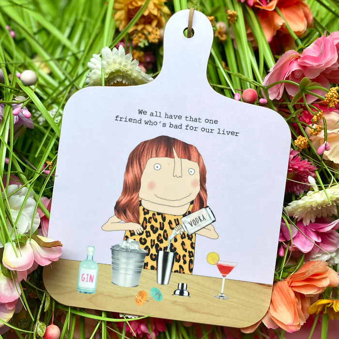 Friend Liver Boozy Board by Rosie Made a Thing