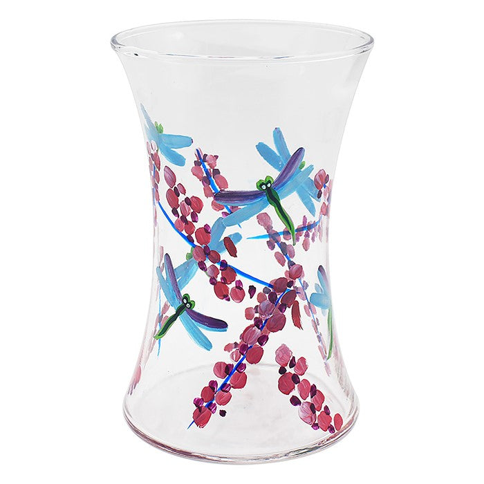 Lynsey Johnstone - Hand Painted Vase - Dragonfly