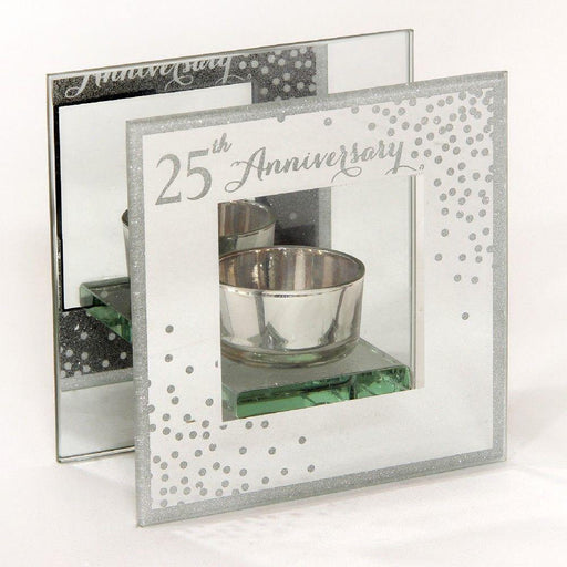 Sparkle Tea Light holder - 25th Anniversary - The Olive Branch & Lovely Libby's