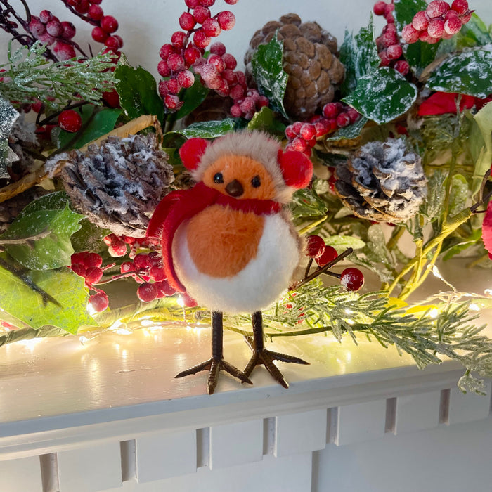 Festive Robin - Earmuffs