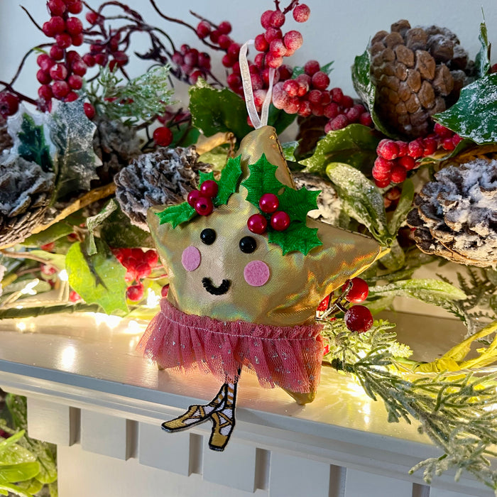 Ballet Christmas Star Softie by Gisela Graham
