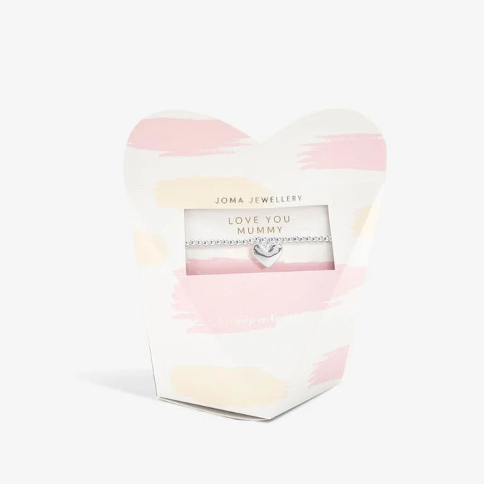 "Love You Mummy" Heart Gift Box Bracelet by Joma Jewellery