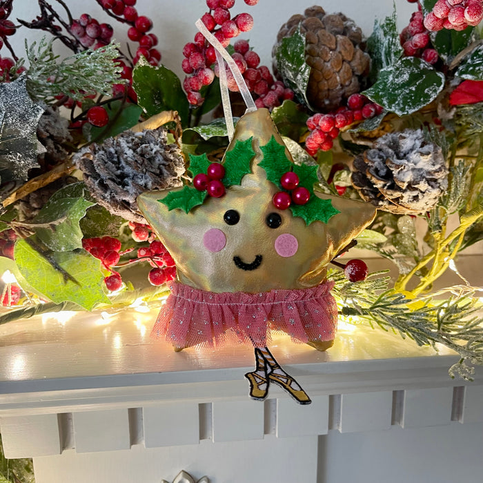 Ballet Christmas Star Softie by Gisela Graham