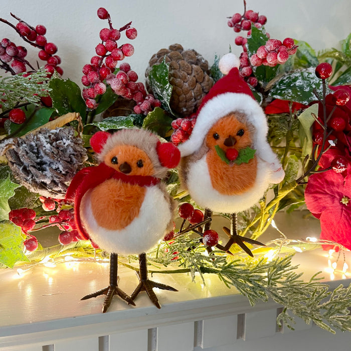 Festive Robin - Earmuffs
