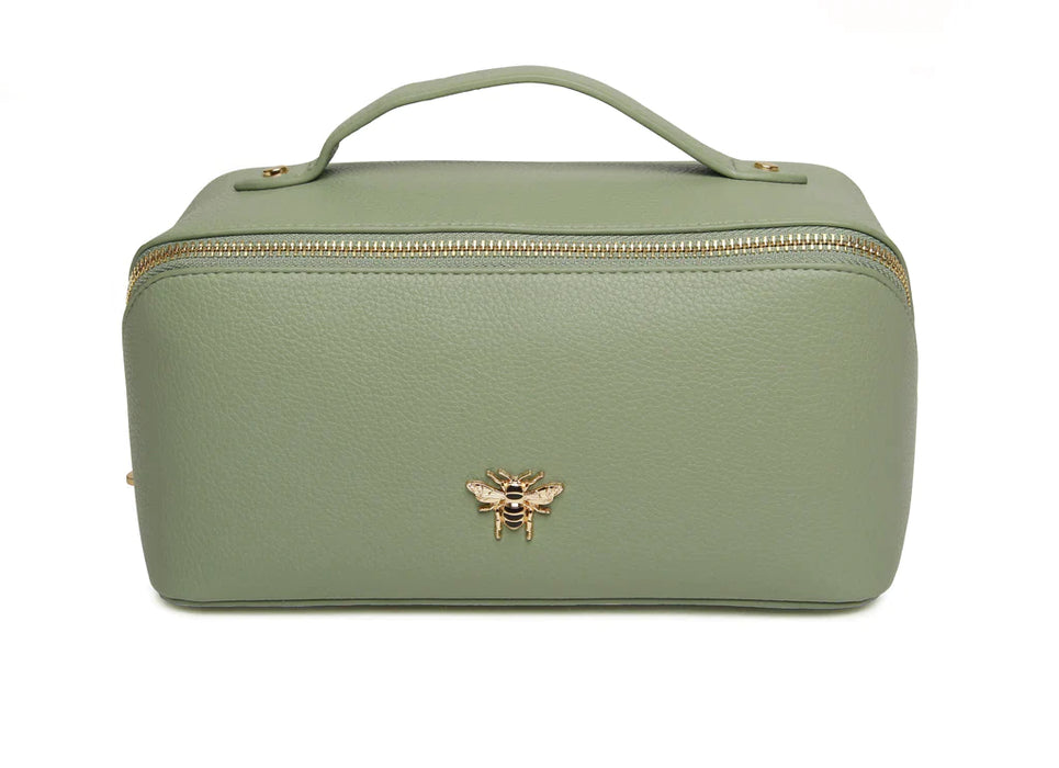 Sage Green Cosmetic Case by Alice Wheeler