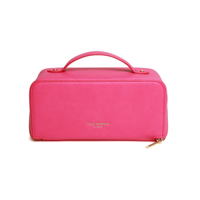 Hot Pink Cosmetic Case by Alice Wheeler