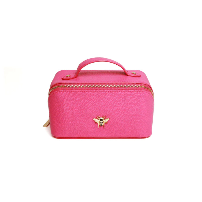 Mini Hot Pink Cosmetic Case by Alice Wheeler