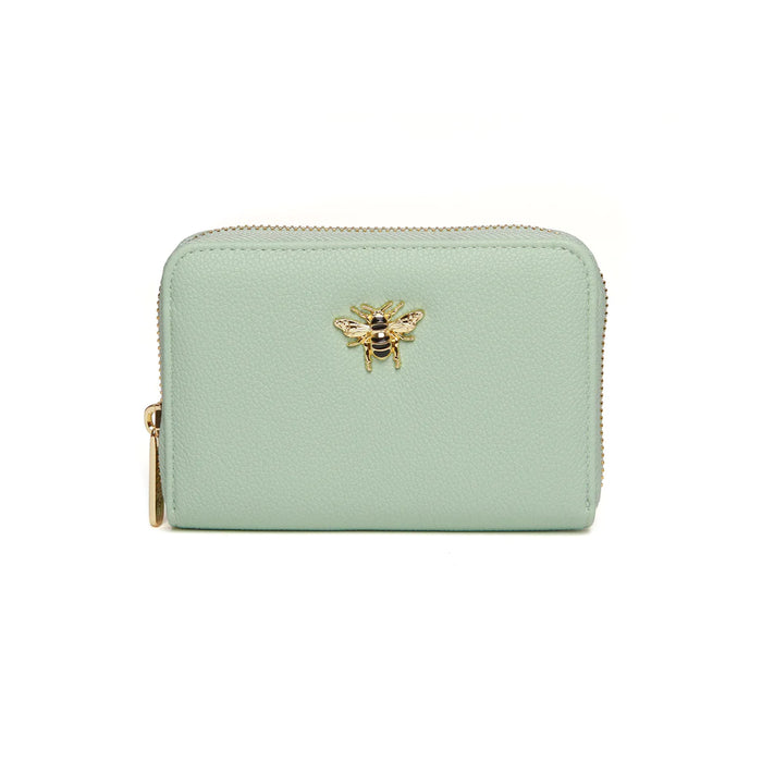 Pastel Mint Bromley Purse by Alice Wheeler