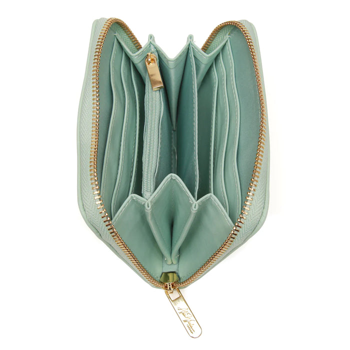 Pastel Mint Bromley Purse by Alice Wheeler