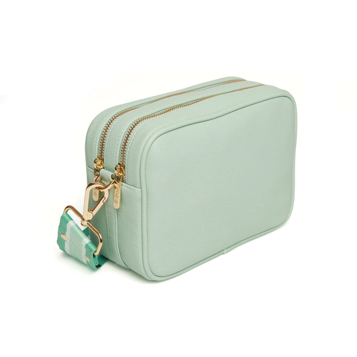 Pastel Mint Soho Double Zip Camera Bag by Alice Wheeler