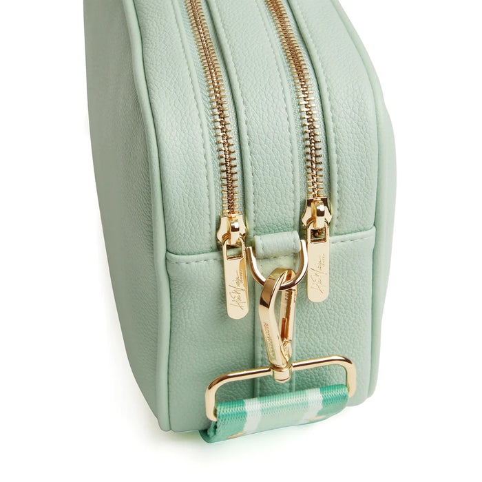 Pastel Mint Soho Double Zip Camera Bag by Alice Wheeler