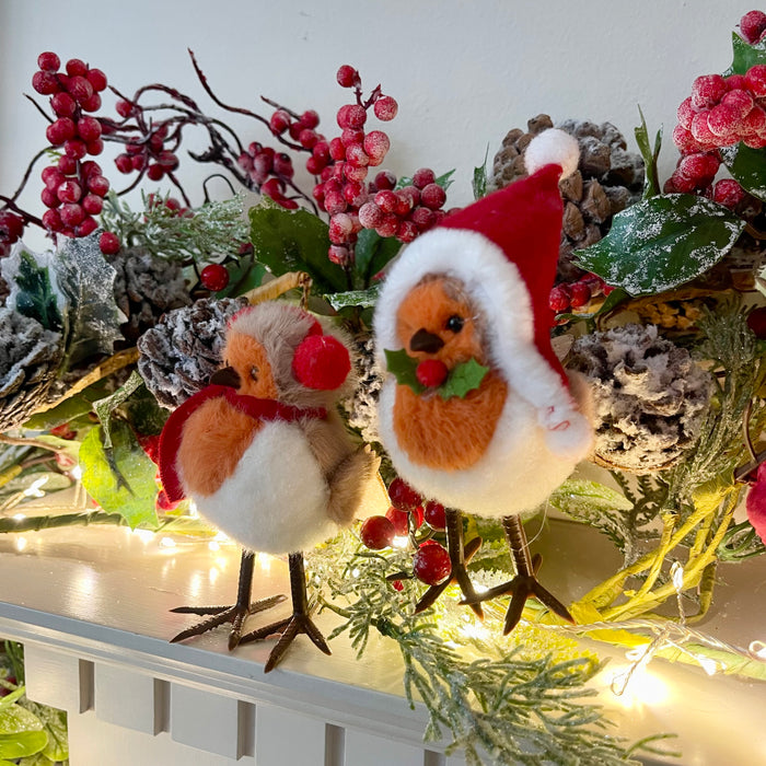 Festive Robin - Earmuffs