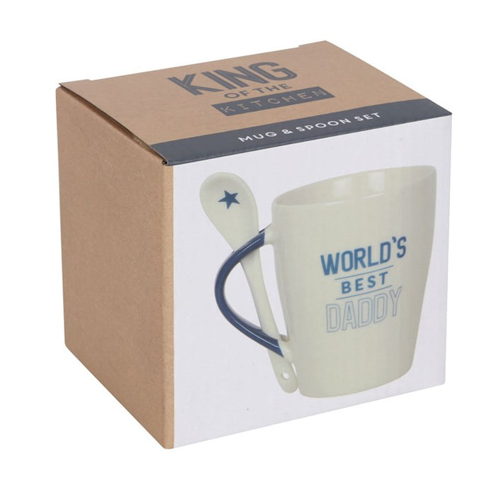 World's Best Daddy Mug & Spoon