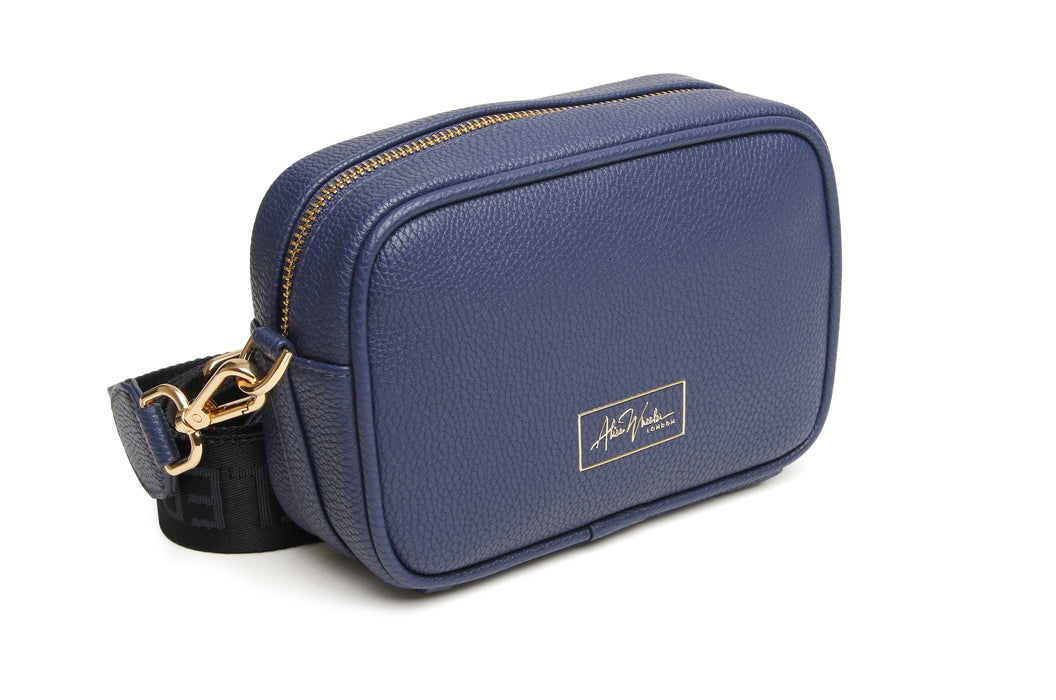 Navy Mini Soho Bag by Alice Wheeler