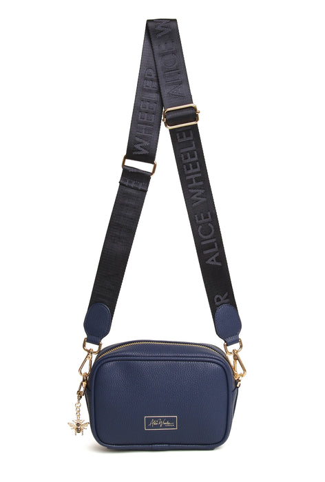 Navy Mini Soho Bag by Alice Wheeler