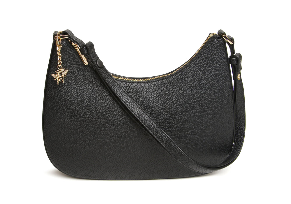 Black Ascot Shoulder Bag by Alice Wheeler