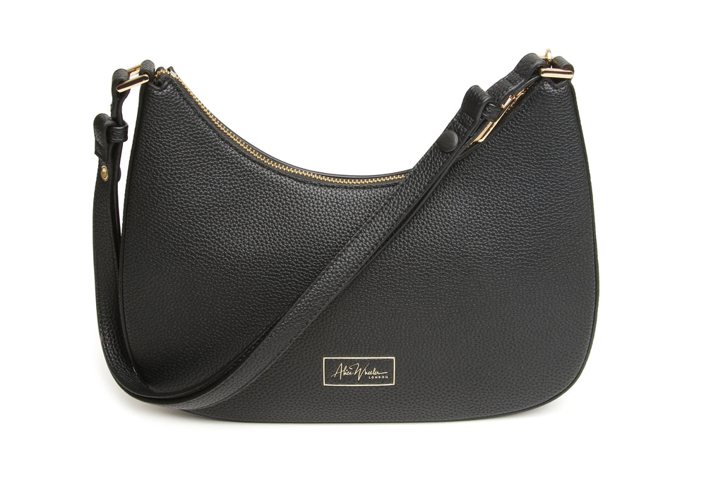 Black Ascot Shoulder Bag by Alice Wheeler