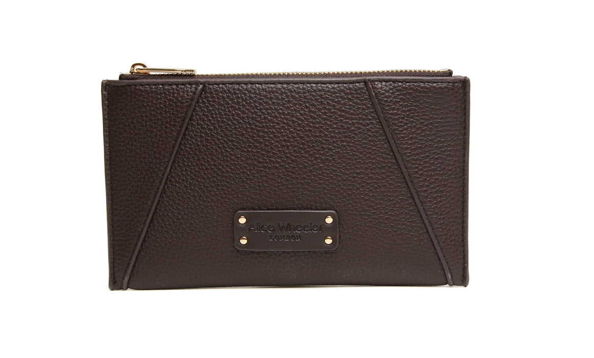 Chocolate Kensington Purse by Alice Wheeler