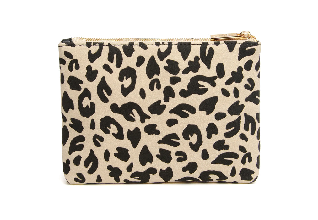 Light Leopard Print Pouch by Alice Wheeler