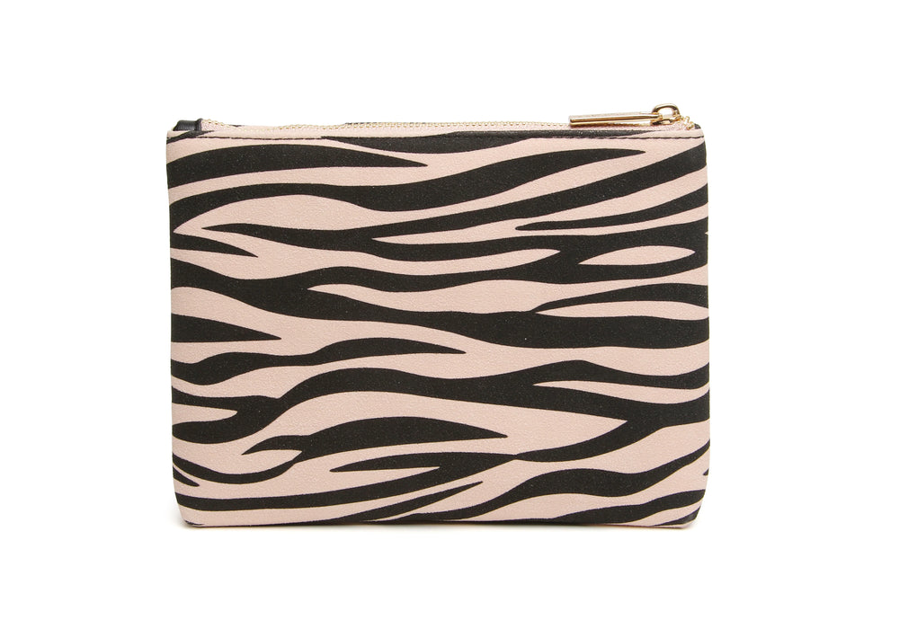 Zebra Print Pouch by Alice Wheeler