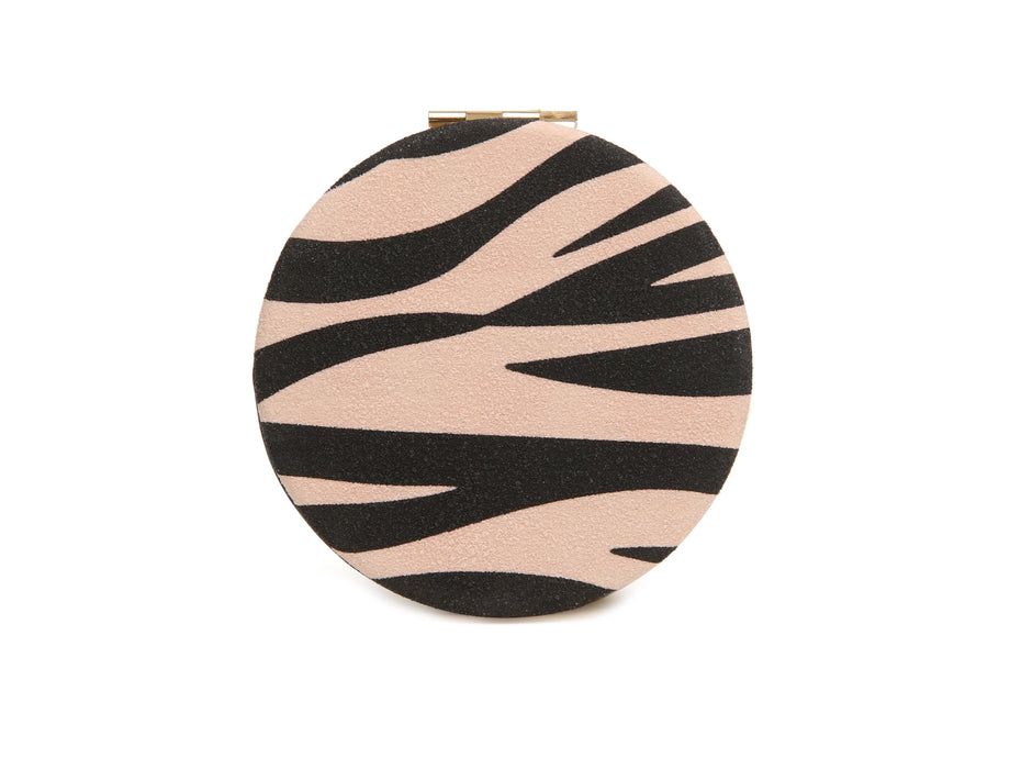 Zebra Compact Mirror by Alice Wheeler