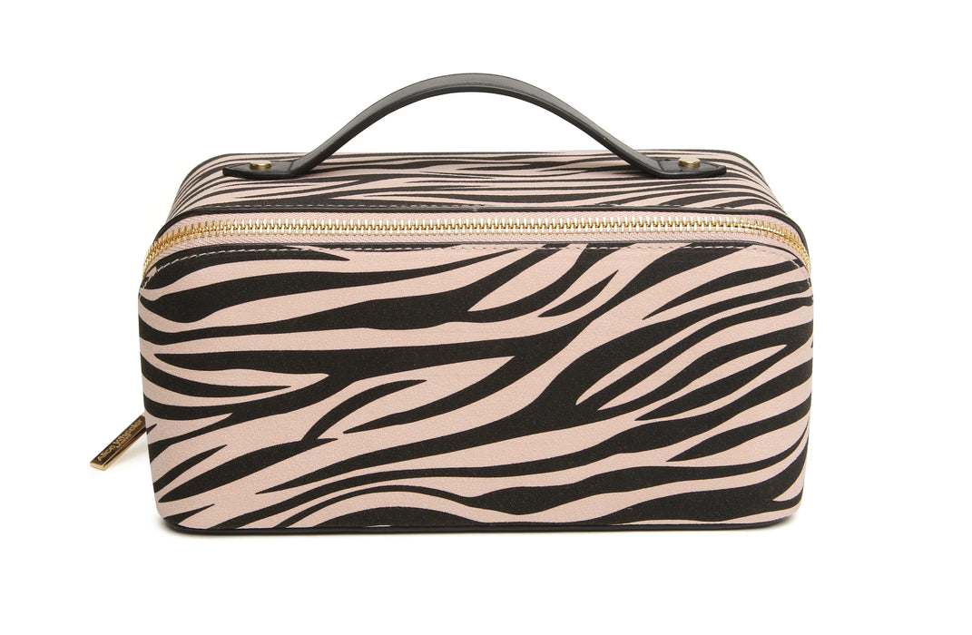 Zebra Cosmetic Case by Alice Wheeler
