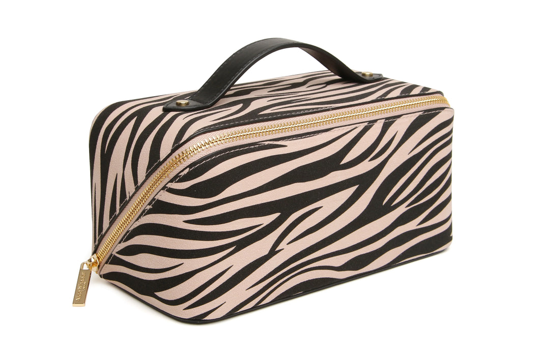 Zebra Cosmetic Case by Alice Wheeler