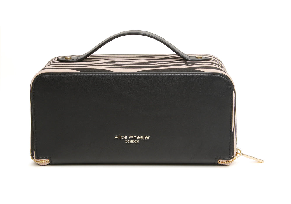 Zebra Cosmetic Case by Alice Wheeler