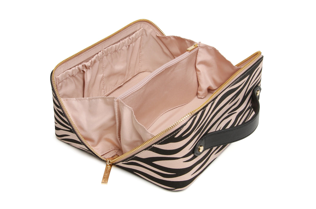 Zebra Cosmetic Case by Alice Wheeler