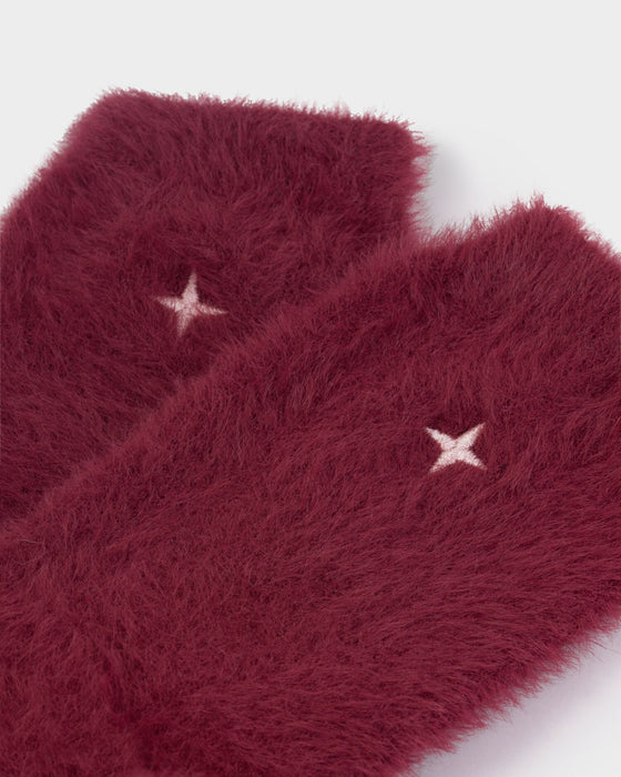 Katie Loxton Gift Boxed Fluffy Snug Socks - Cherry