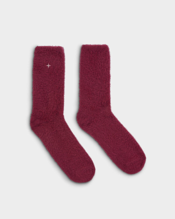 Katie Loxton Gift Boxed Fluffy Snug Socks - Cherry