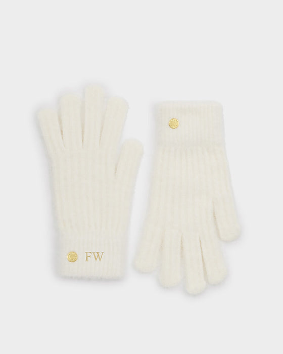 Katie Loxton Gift Boxed Knitted Gloves - White