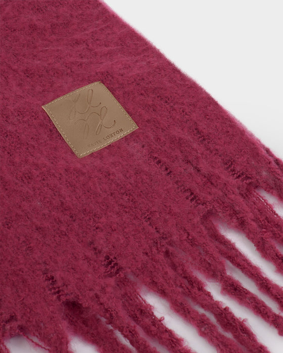 Oversized Tassel Scarf by Katie Loxton - Red