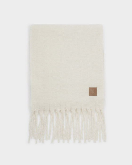 Oversized Tassel Scarf by Katie Loxton - Off White
