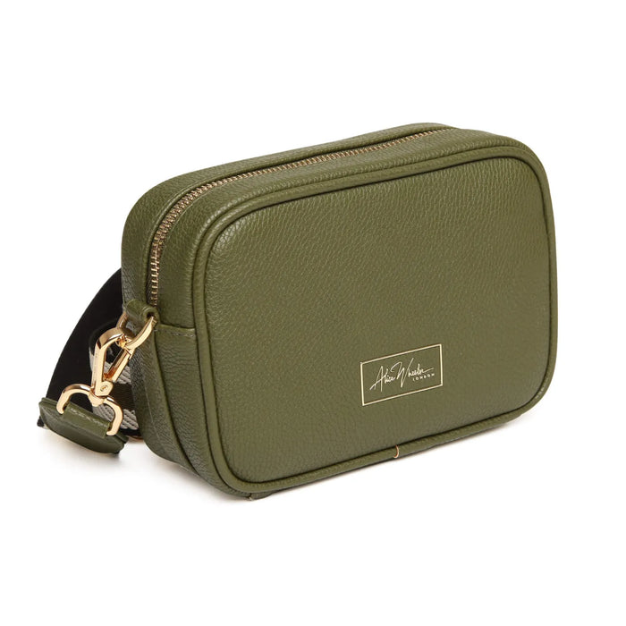 Olive Mini Mayfair Camera Bag by Alice Wheeler