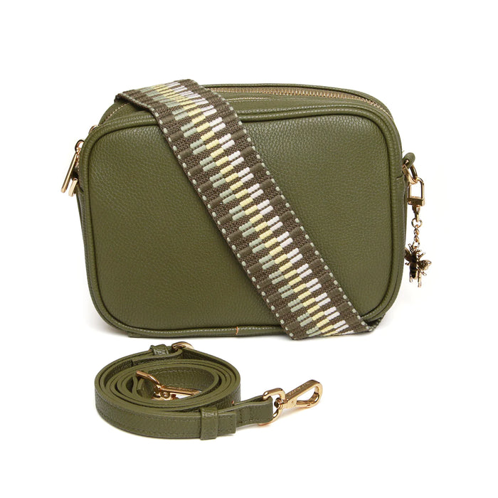 Olive Soho Double Zip Camera Bag by Alice Wheeler