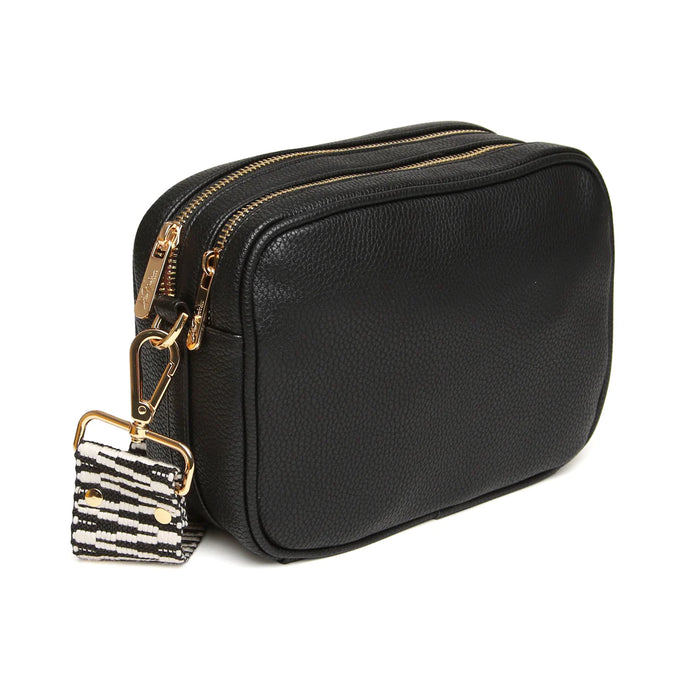 Black Soho Double Zip Camera Bag by Alice Wheeler