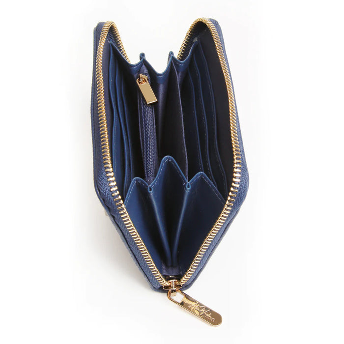 Navy Bromley Purse by Alice Wheeler