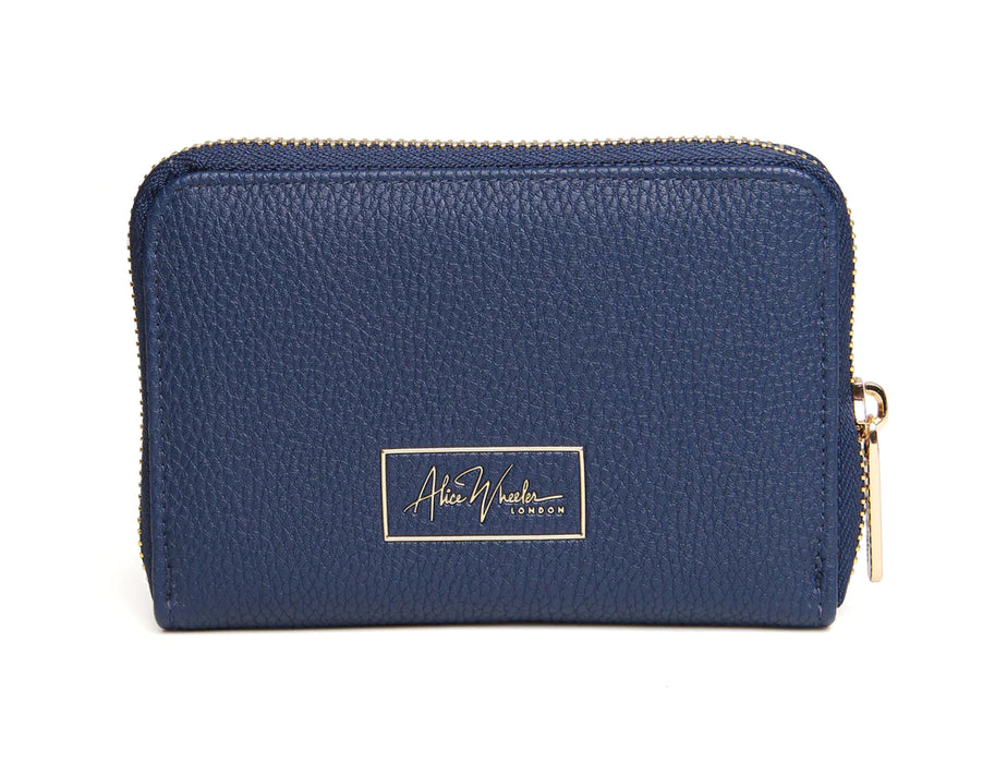 Navy Bromley Purse by Alice Wheeler