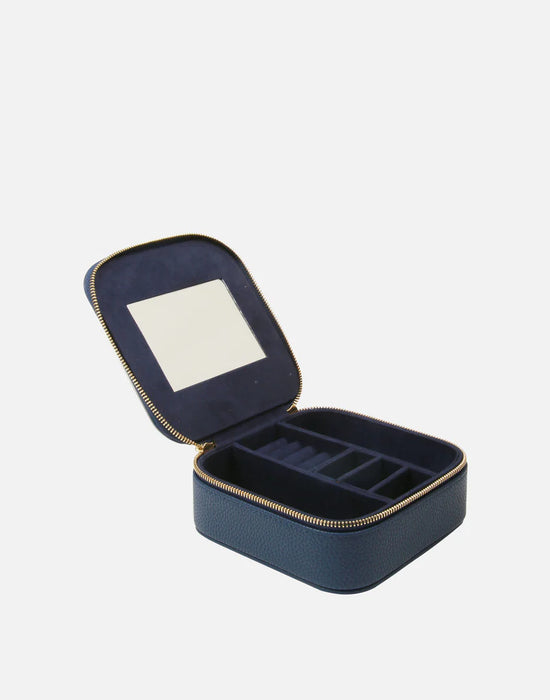Navy Jewellery Box by Alice Wheeler
