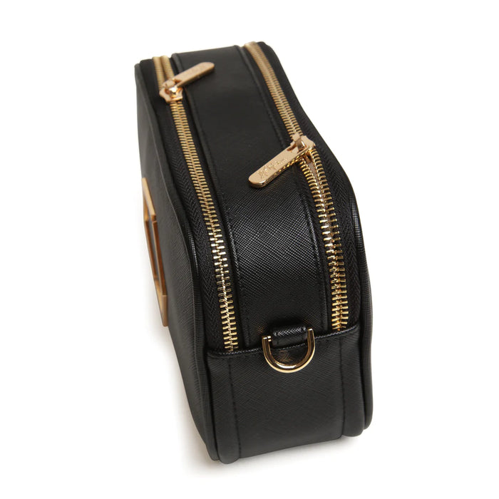 Black Pimlico Honeycomb Cross Body Bag by Alice Wheeler