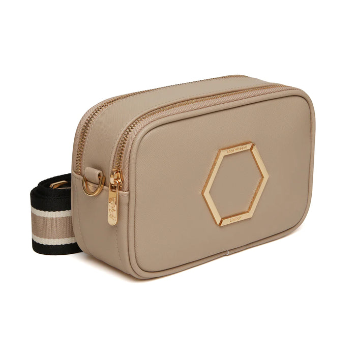 Stone Pimlico Honeycomb Cross Body Bag by Alice Wheeler