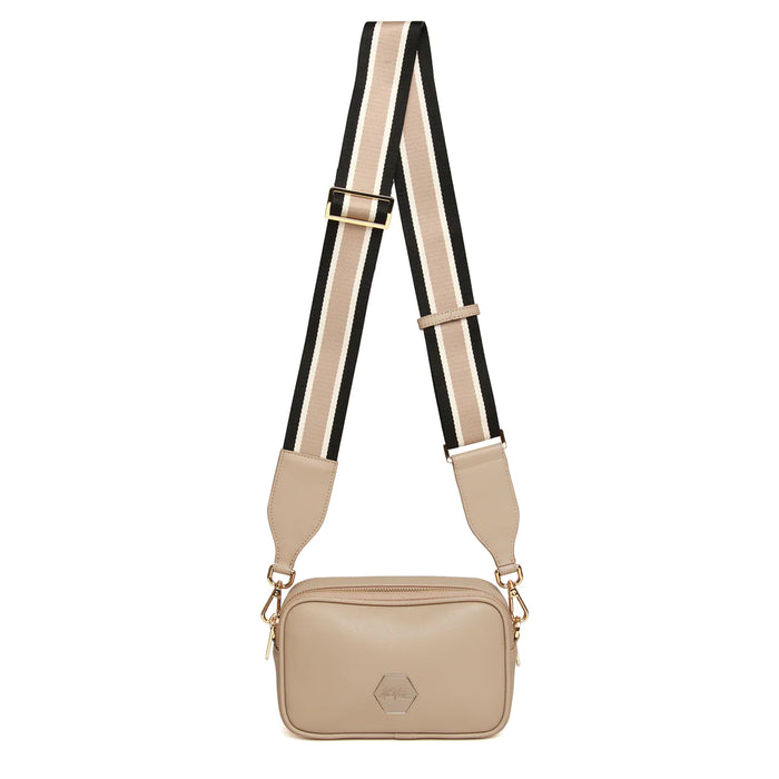 Stone Pimlico Honeycomb Cross Body Bag by Alice Wheeler