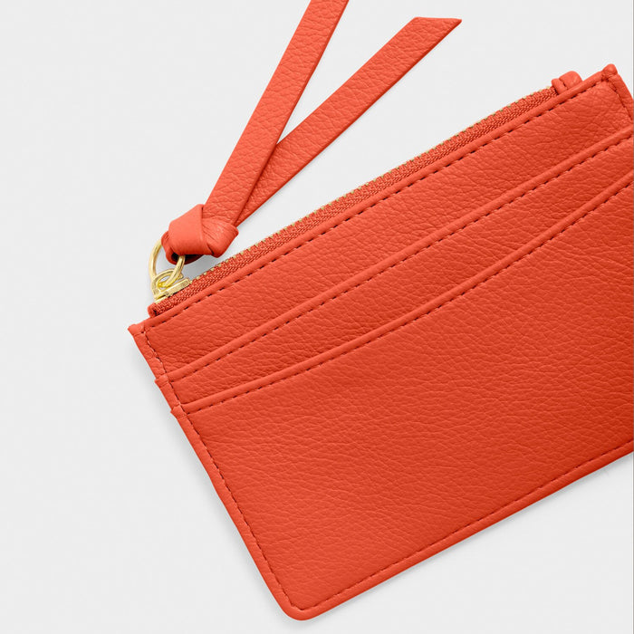 Hallie Coin & Card Holder - Deep Orange By Katie Loxton