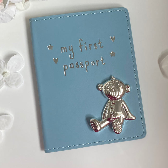 My First Passport Holder and Luggage Tag - Blue