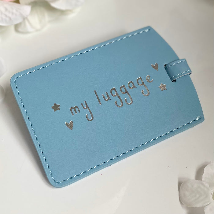 My First Passport Holder and Luggage Tag - Blue