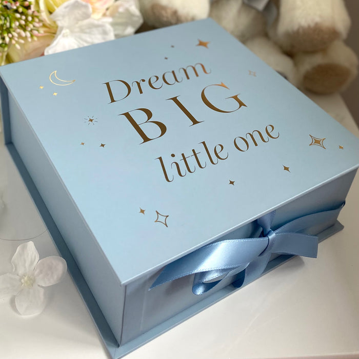 Blue New Baby Keepsake Box by Bambino